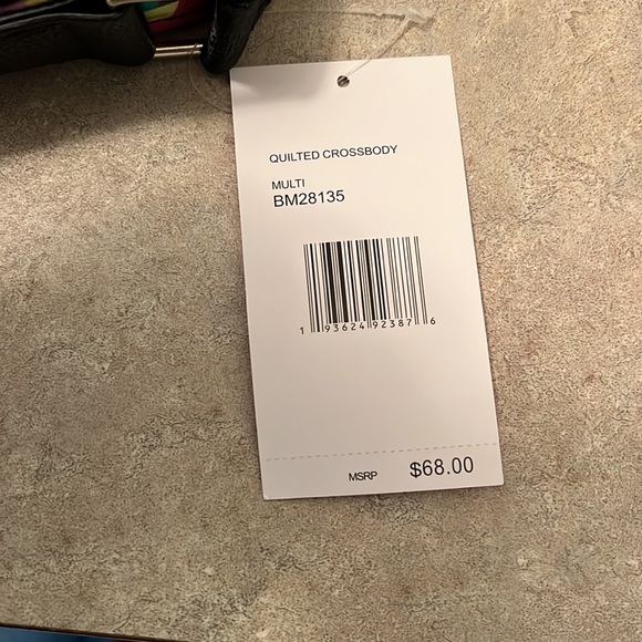 NWT BETSEY JOHNSON QUILTED GUMMY BEAR CROSSBODY PURSE - Multi Colored - Picture 6 of 9